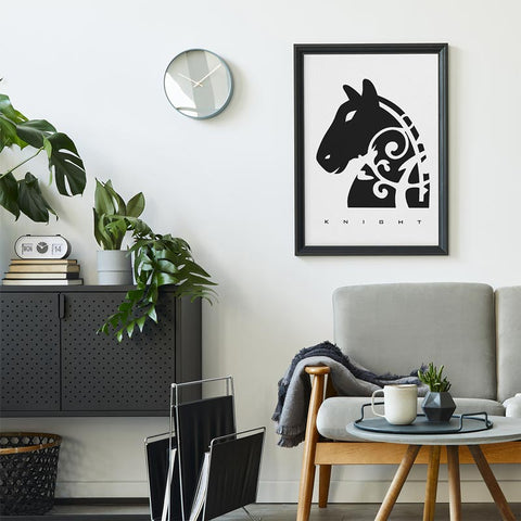 Knight (Horse) Chess Piece Wall Art Download